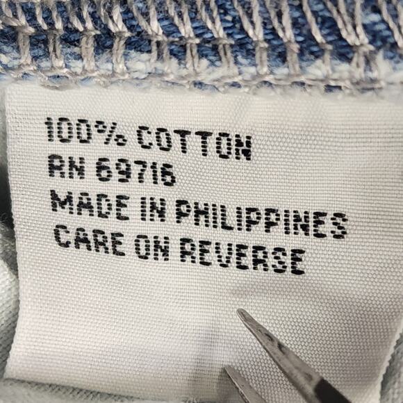 Vintage 90s Jordache JeanJer Jeans Skirt Womens 3/4 Blue Light Wash Pencil Denim - Picture 7 of 11